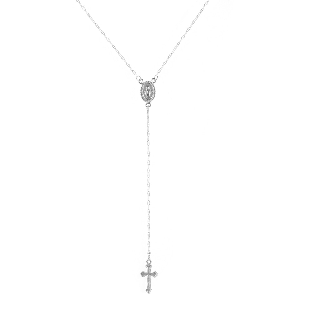 SUMENG 2023 New Fashion Vintage Christian Cross Bohemia Religious Rosary Pendant Necklace For Women Charm Jewelry Gifts