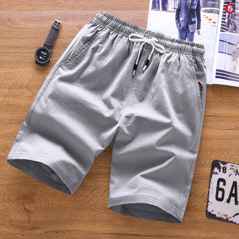 2023 Summer Men's shorts Casual Loose Cropped Trousers Sports Shorts Loose Knit Straight Casual Pants Cotton Short Pants New 4XL