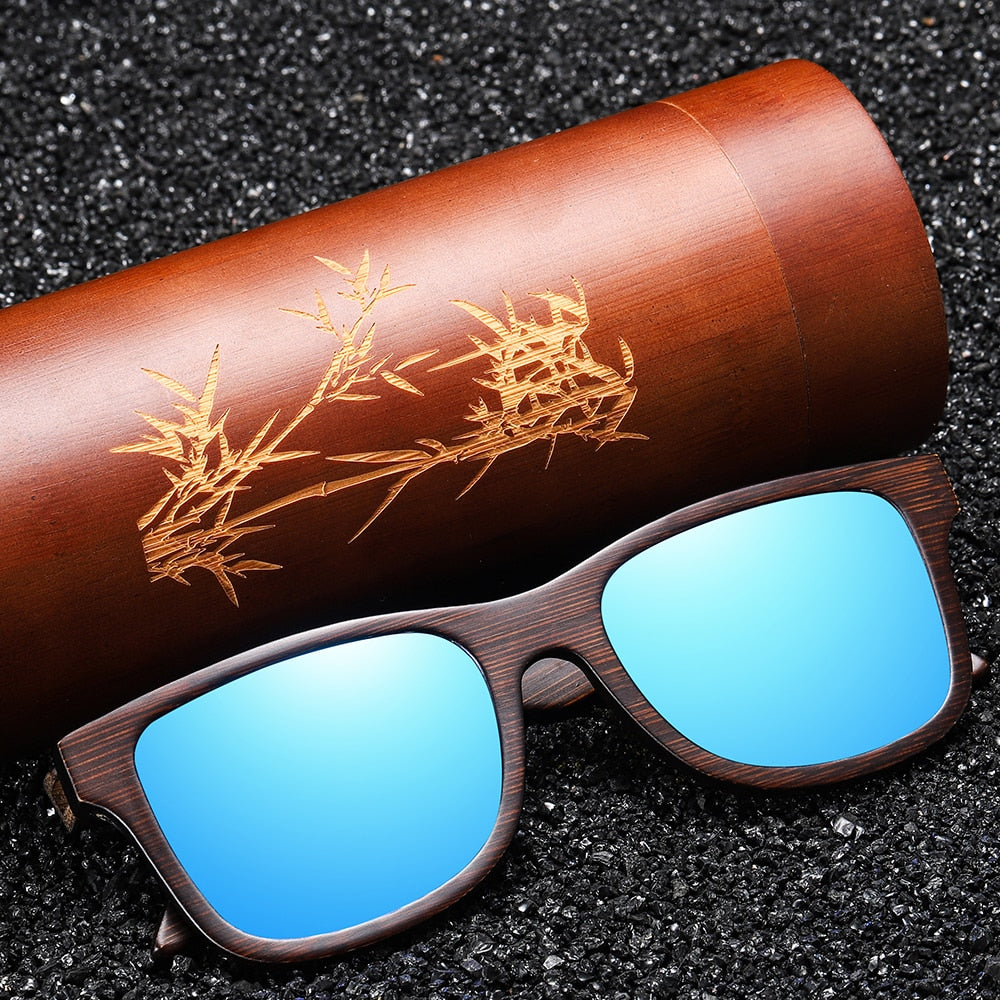 Natural Polarized Wooden Sunglasses Men Bamboo Sun Glasses Women Brand Designer Original Wood Glasses With Wooden Box