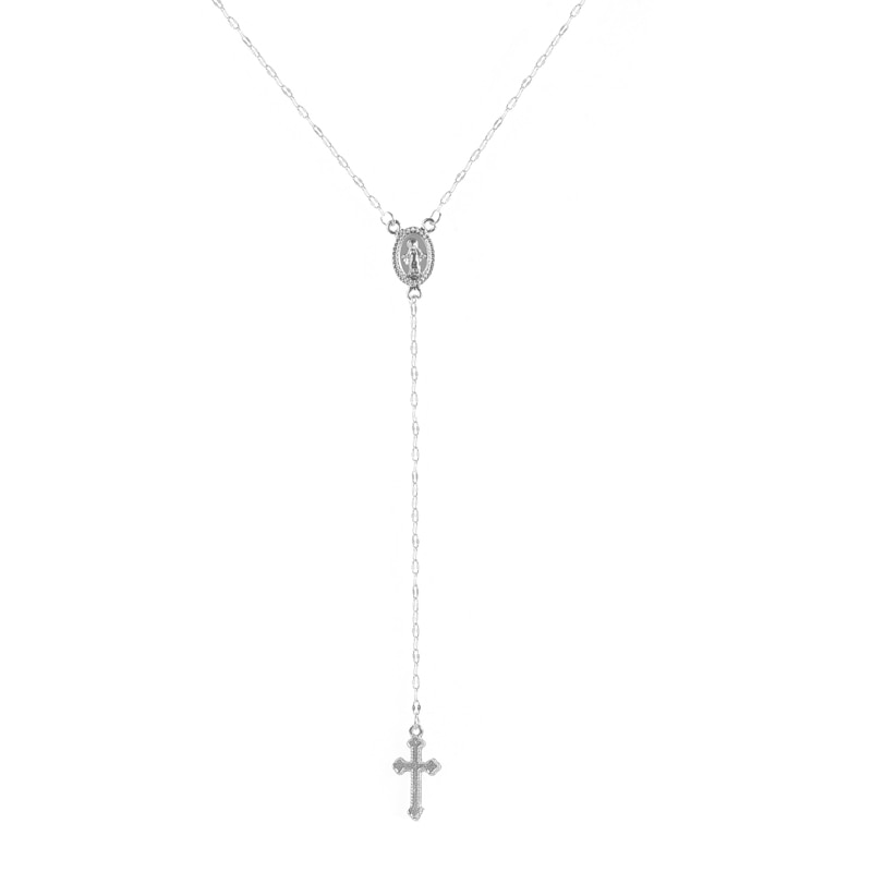 SUMENG 2023 New Fashion Vintage Christian Cross Bohemia Religious Rosary Pendant Necklace For Women Charm Jewelry Gifts