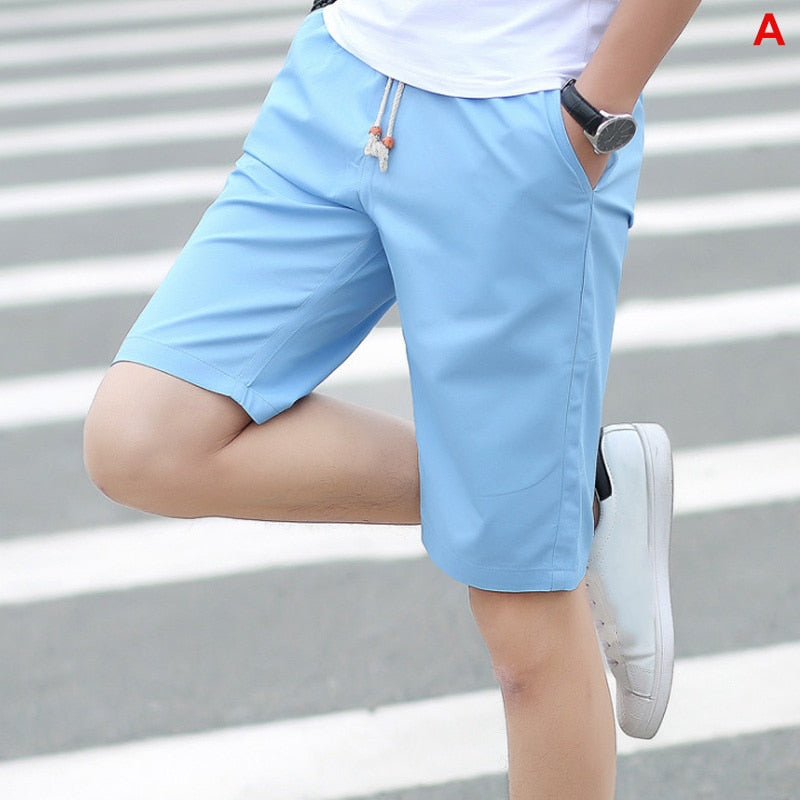 2023 Summer Men's shorts Casual Loose Cropped Trousers Sports Shorts Loose Knit Straight Casual Pants Cotton Short Pants New 4XL