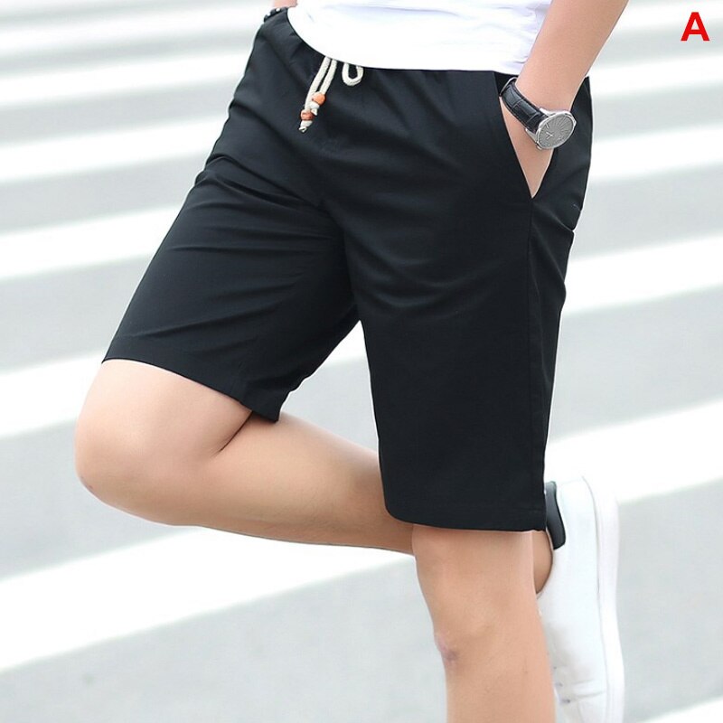 2023 Summer Men's shorts Casual Loose Cropped Trousers Sports Shorts Loose Knit Straight Casual Pants Cotton Short Pants New 4XL