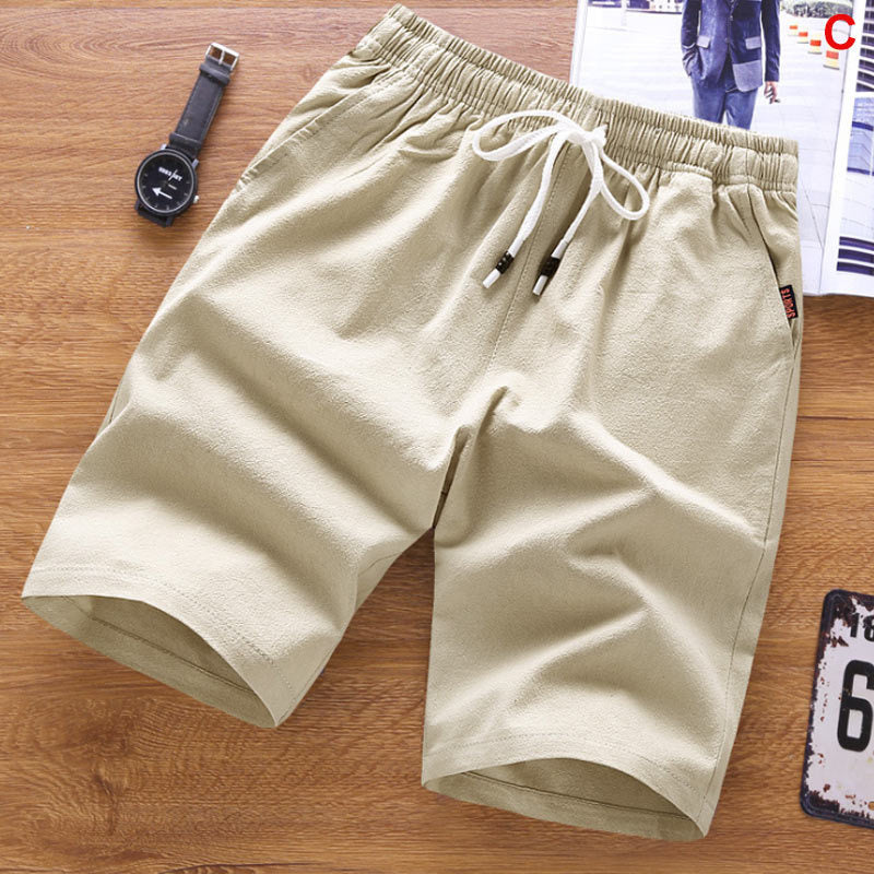 2023 Summer Men's shorts Casual Loose Cropped Trousers Sports Shorts Loose Knit Straight Casual Pants Cotton Short Pants New 4XL