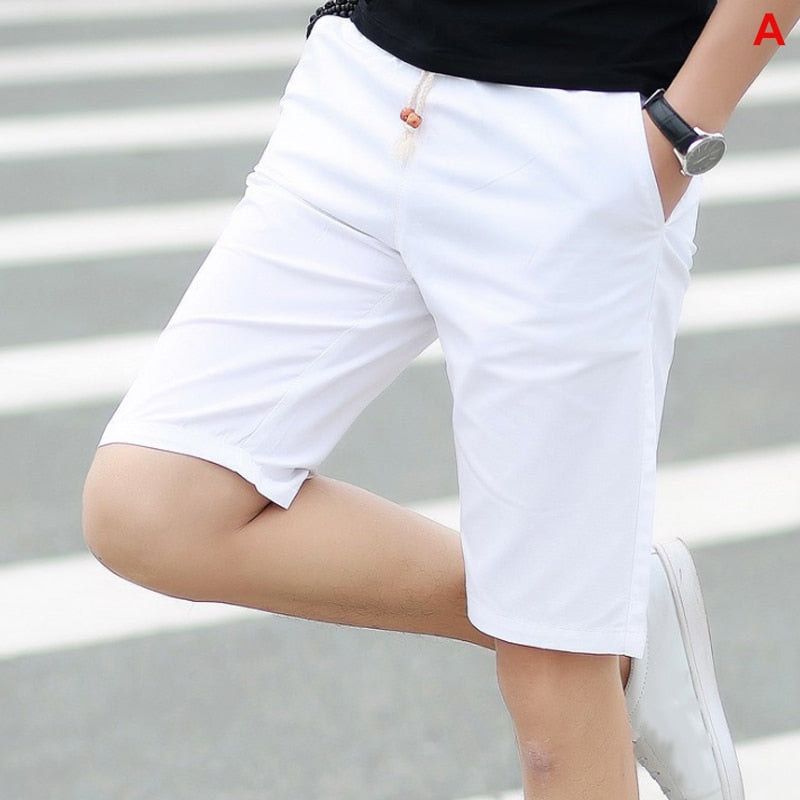 2023 Summer Men's shorts Casual Loose Cropped Trousers Sports Shorts Loose Knit Straight Casual Pants Cotton Short Pants New 4XL