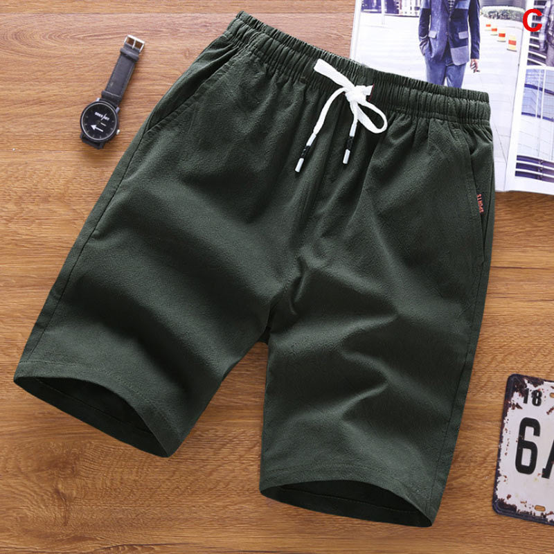 2023 Summer Men's shorts Casual Loose Cropped Trousers Sports Shorts Loose Knit Straight Casual Pants Cotton Short Pants New 4XL