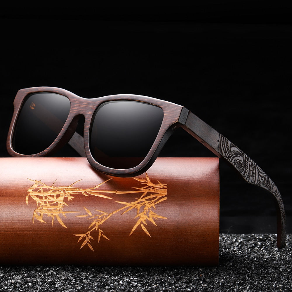 Natural Polarized Wooden Sunglasses Men Bamboo Sun Glasses Women Brand Designer Original Wood Glasses With Wooden Box