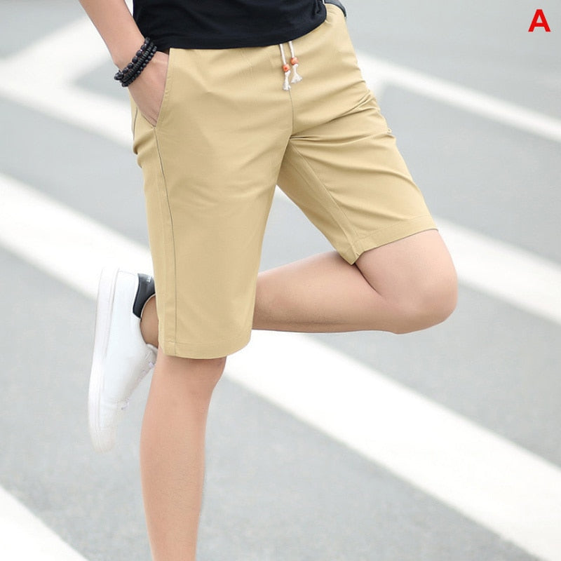 2023 Summer Men's shorts Casual Loose Cropped Trousers Sports Shorts Loose Knit Straight Casual Pants Cotton Short Pants New 4XL