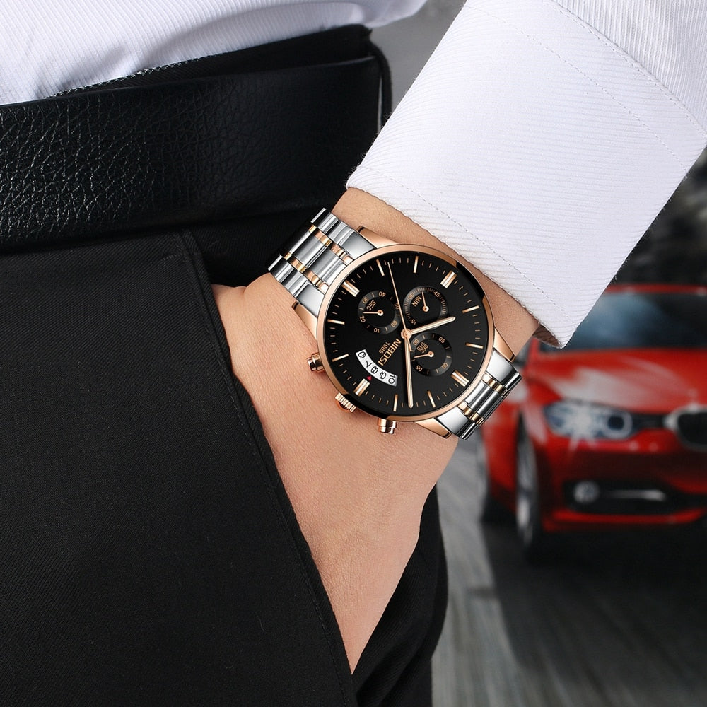 Mens Watches Top Brand Luxury Militray Sport Quartz Watch Men Waterproof Male Sport Clock Wristwatches Relogio Masculino