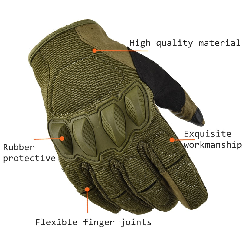 Tactical Gloves Military Army Paintball Airsoft Outdoor Sports Shooting Motocycle Racing Full Finger Gloves